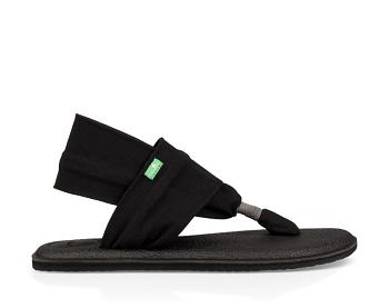 Sanuk Sandaler Yoga Slingback 2 Sandaler Dam Svarta | Sverige 612NWY